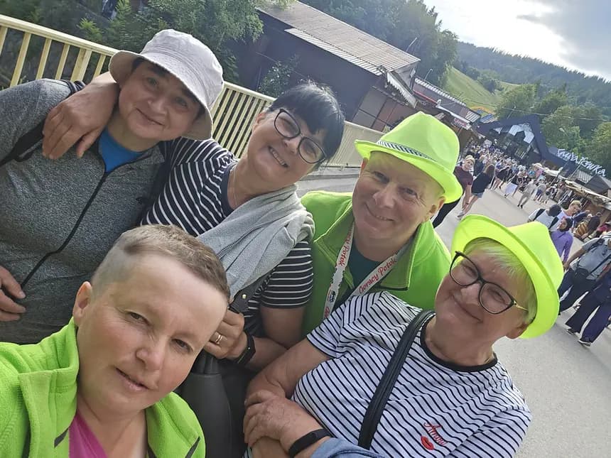 Goście na wyjeździe z Wycieczkami u Dorotki